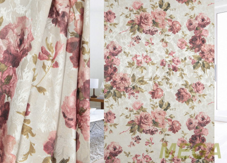 Ткани портьерные Печать Жаккард GL PP1124-1/150 P Pech