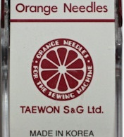 Иглы Orange Прямострочные
