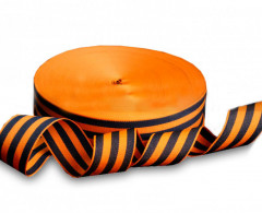 Лента Георгиевская 35мм 4,93гр/м (уп.100м)