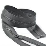 Молния трактор Т8 1 замок 75см у/з "мелкий зуб" (50шт)