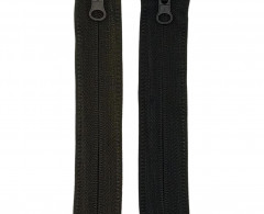 Молния спираль Т-7 реверсивный автомат 80см 100шт) ЛОГО