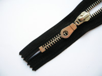 Молния металл никель Т-8 1 замок Неразъемная 16см в Ростове-на-Дону