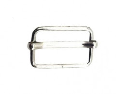 Пряжка металл 25мм 25х16 (уп.500шт) 2,6см, регулировочная