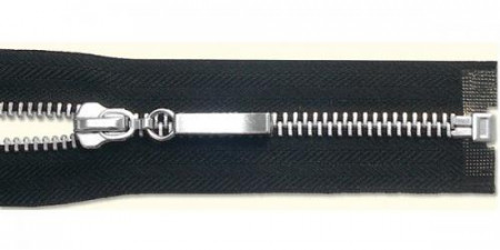 Молния металл никель Т-8 1 замок Разъемная 55см в Ростове-на-Дону