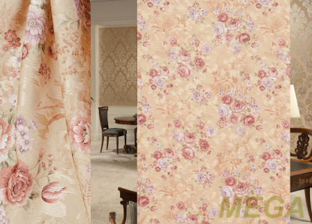 Ткани портьерные Печать Жаккард ERT DP3874-4/280 P Pech