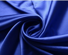 Атлас Сатин 100% п/эстер 100гр/м погон гладь (Черный) (Василек 3949)