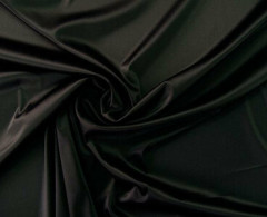 Атлас Сатин 100% п/эстер 100гр/м погон гладь (Черный) (Черный)