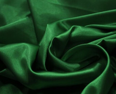 Атлас Сатин 100% п/эстер 100гр/м погон гладь (Черный) (Зеленый темный 5408)