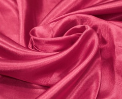 Атлас Сатин 100% п/эстер 100гр/м погон гладь (Черный) (Малиновый)