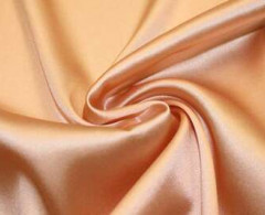 Атлас Сатин 100% п/эстер 100гр/м погон гладь (Черный) (Персиковый)