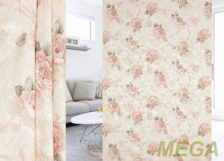 Ткани портьерные Печать Жаккард ERT DP5086-2/150 P Pech