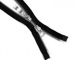 Молния металл Т-8 2 замка 90см (100шт) никель