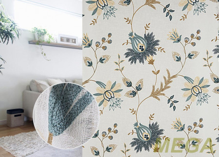 Ткани портьерные Вышивка Лен HH MJ836-6-2/280 LB ut