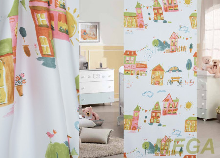 Ткани портьерные Печать Сатен HH ZXY3127-2/280 P Pech