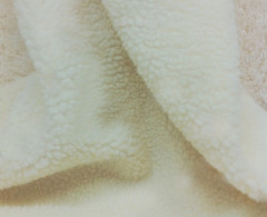 Мех искуственный подкладочный  для одежды или обуви "под овчину" (Китай)  (Sherpa YR 15 №81 черный)