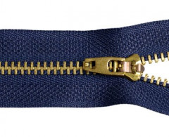 Молния металл джинсовая Т-4 18см (100шт) латунь