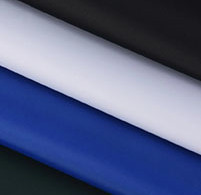 Ткань курточная Таффета Т190  WR/PU 60+/-5гр.м2 рул 100м гладь (Черный)