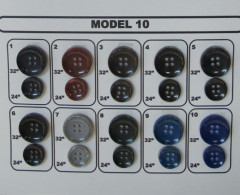 Пуговицы костюмные модель №10 32L-20мм(уп.1000шт)