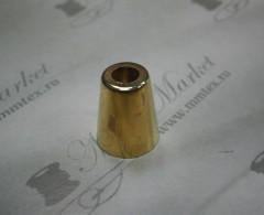 Концевик №7955 колокольчик маленький,металлизированный (уп.1000шт)