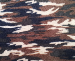 Ткань Флис 100% п/эстер шир 150см  кмф