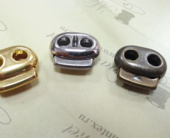 Фиксатор 8398 2-х дырочный металлизированный(1000шт)