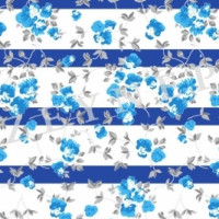 Полотно трикотажное Кулирка 30/1 набивная в рулоне  в Ростове-на-Дону