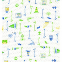 Полотно трикотажное Кулирка 30/1 набивная в рулоне  в Ростове-на-Дону