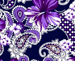 Полотно трикотажное Кулирка 30/1 Оп, набивная реактивная, 130гр, рулон(шир180см) 