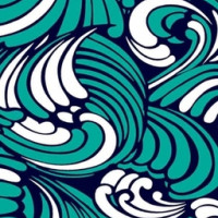 Полотно трикотажное Кулирка 30/1 набивная в рулоне  в Ростове-на-Дону