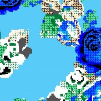 Полотно трикотажное Кулирка 30/1 набивная в рулоне  в Ростове-на-Дону