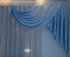 Органза однотонная шир.300см с утяжелителем 